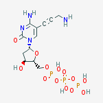 Structure of Cytidine 5'-(tetrahydrogen triphosphate),5-(3-amino-1-propynyl)-2'-deoxy-