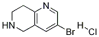 Structure of 3-Bromo-5,6,7,8-tetrahydro-1,6-naphthyridine HCl