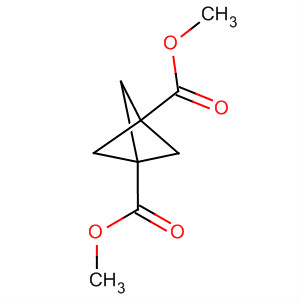Structure of dimethyl bicyclo<1.1.1>pentane-1,3-dicarboxylate