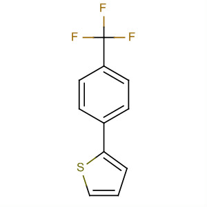 Structure of Thiophene, 2-[4-(trifluoromethyl)phenyl]-
