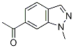 Structure of 1-(1-methyl-1H-indazol-6-yl)ethanone