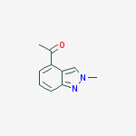 Structure of 4-ACETYL-2-METHYL-2H-INDAZOLE