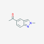Structure of 1-(2-methylindazol-5-yl)ethanone