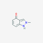 Structure of 2-methyl-2h-indazol-4-ol
