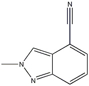 4-Cyano-2-methylindazole结构式