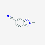2-methylindazole-6-carbonitrile结构式