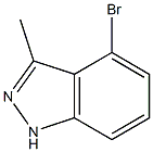 Structure of 4-Bromo-3-methyl-1H-indaz...
