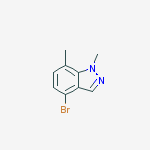 Structure of 4-Bromo-1,7-dimethyl-1H-indazole