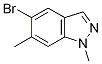 Structure of 5-bromo-1,6-dimethyl-1H-indazole