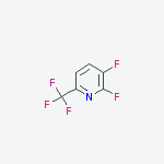 Structure of 2,3-difluoro-6-(trifluoromethyl)pyridine