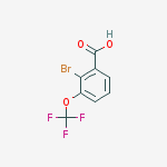 Structure of 2-BROMO-3-(TRIFLUOROMETHOXY)BENZOIC ACID
