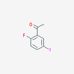Structure of 2'-Fluoro-5'-iodoacetophenone