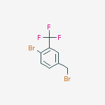 Structure of 4-Bromo-3-(trifluoromethyl)benzyl bromide