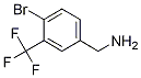 Structure of 4-Bromo-3-(trifluoromethyl)benzylamine 98%
