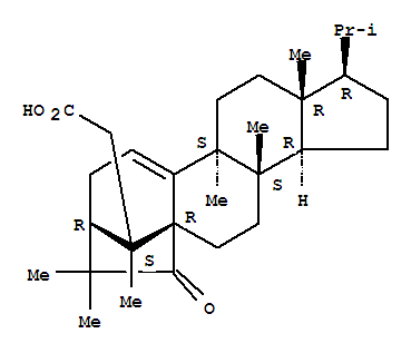Structure of Alstonicacid B