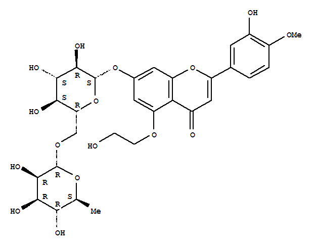 Structure of 5-O-(b-Hydroxyethyl)diosmin