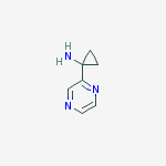 Structure of 1-pyrazin-2-ylcyclopropan-1-amine