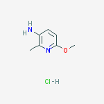 Structure of 6-methoxy-2-methylpyridin-3-amine hydrochloride