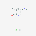 Structure of 5-AMINO-2-METHOXY-3-METHYLPYRIDINE HYDROCHLORIDE