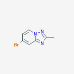 Structure of 7-Bromo-2-methyl-[1,2,4]triazolo[1,5-a]pyridine