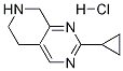 Structure of 2-Cyclopropyl-5,6,7,8-tetrahydropyrido[3,4-d]pyrimidine hydrochloride