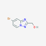 (7-BROMO-[1,2,4]TRIAZOLO[1,5-A]PYRIDIN-2-YL)METHANOL结构式