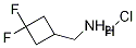Structure of (3,3-Difluorocyclobutyl)methanamine hydrochloride