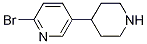2-broMo-5-(piperidin-4-yl)pyridine结构式