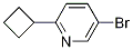 5-bromo-2-cyclobutylPyridine结构式