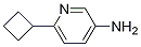 3-Pyridinamine, 6-Cyclobutyl-结构式