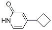 4-cyclobutylpyridin-2(1H)-one结构式