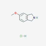 Structure of 5-Methoxyisoindoline hydrochloride