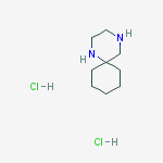 Structure of 1,4-DIAZA-SPIRO[5.5]UNDECANE DIHYDROCHLORIDE