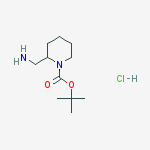 Structure of 2-(AMINOMETHYL)-1-N-BOC-PIPERIDINE-HCL