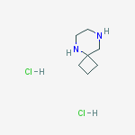 Structure of 5,8-DIAZA-SPIRO[3.5]NONANE DIHYDROCHLORIDE