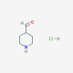 Structure of 4-Formylpiperidine hydrochloride