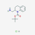 Structure of 2-AMINOMETHYL-3,4-DIHYDRO-2H-QUINOLINE-1-CARBOXYLIC ACID TERT-BUTYL ESTER HYDROCHLORIDE