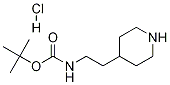 Structure of 4-(Boc-aMinoethyl)piperidine HCl