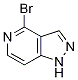 Structure of 1H-Pyrazolo[4,3-c]pyridine, 4-broMo-