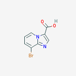 Structure of 8-bromoimidazo[1,2-a]pyridine-3-carboxylic Acid