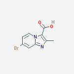 Structure of 7-Bromo-2-methylimidazo[1,2-a]-pyridine-3-carboxylic acid