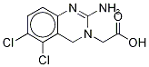 2-Amino-5,6-dichloro-3(4H)-quinazoline Acetic Acid_x00B_(Anagrelide Impurity B)结构式