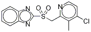 Structure of 4-Desmethoxypropoxyl-4-chloro Rabeprazole Sulfone