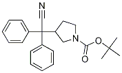 Structure of 2,2-Diphenyl-2-(1-Boc-3-pyrrolidinyl)acetonitrile