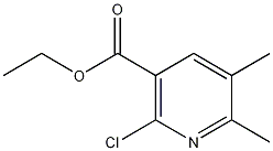 Ethyl 2-Chloro-5,6-Dimethylnicotinate结构式