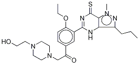 Structure of Hydroxythioacetildenafil