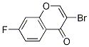 Structure of 3-Bromo-7-fluoro-4H-chromen-4-one