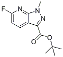6-氟-1-甲基-1H-吡唑并[3,4-B]吡啶-3-羧酸叔丁酯结构式