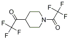 2,2,2-Trifluoro-1-[1-(2,2,2-trifluoroacetyl)-4-piperidyl]ethanone结构式