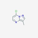 7-Chloro-3-methylpyrazolo[1,5-a]pyrimidine结构式